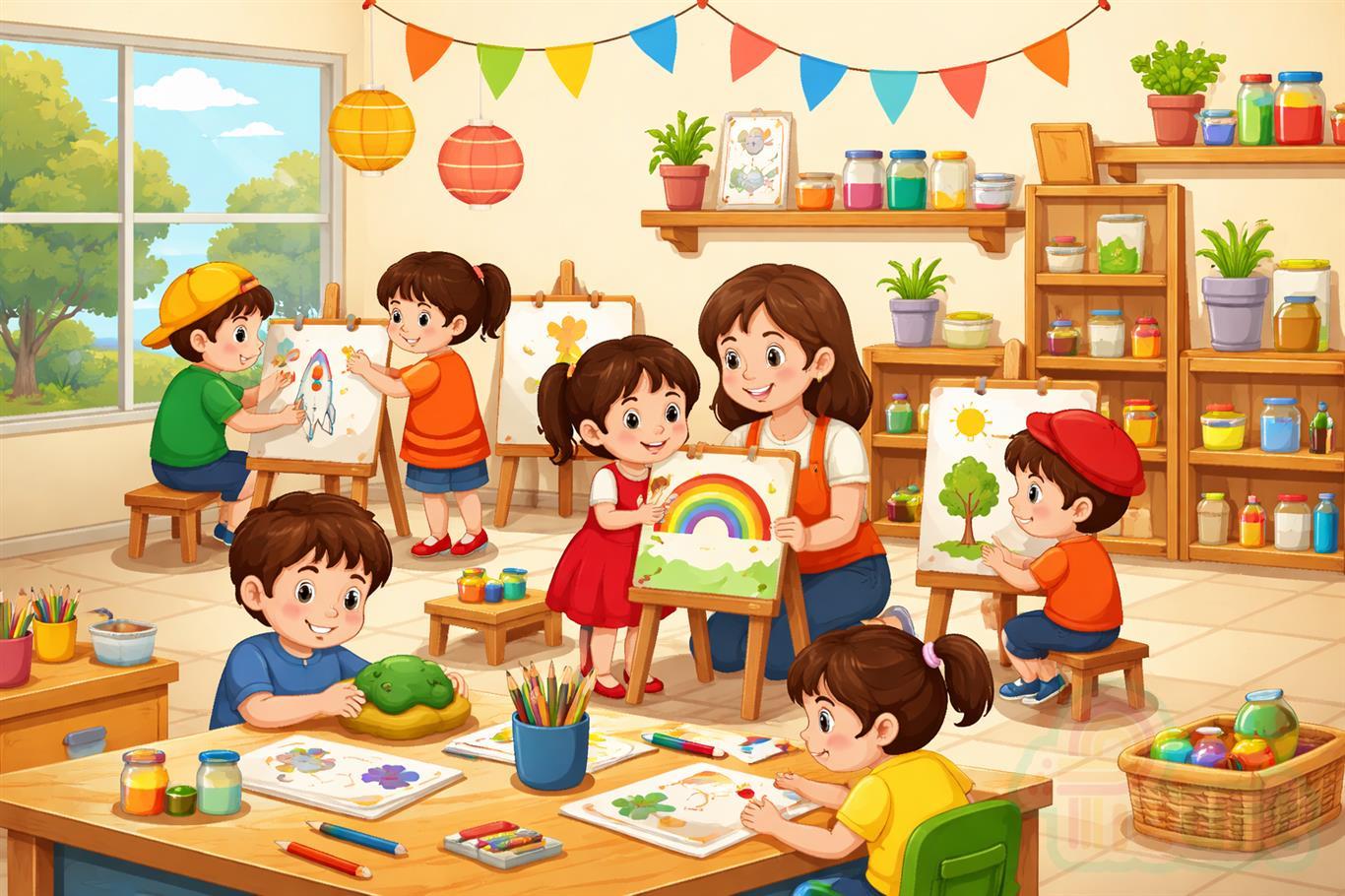 Lớp học vẽ cho bé tại Thủ Đức: Không gian sáng tạo tại PieArt