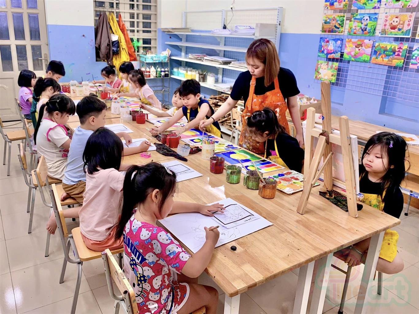 Lớp Học Vẽ Thủ Đức – Nơi Bé Học Cách Biểu Đạt Cảm Xúc Qua Nét Cọ Màu Sắc